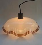 Vintage Italiaanse Glazen Hanglamp, Ophalen of Verzenden, Zo goed als nieuw, Minder dan 50 cm