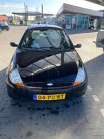 Ford Ka 1.3 I 51KW 2004 Zwart, Auto's, Ford, Voorwielaandrijving, 1299 cc, 15 km/l, 4 cilinders