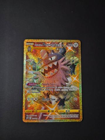 Galarian Perrserker 205/192 Pokemon Rebel Clash Gold beschikbaar voor biedingen