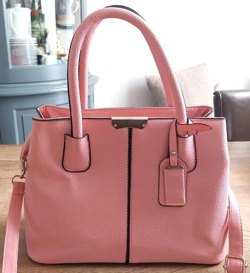 Dames tas Schoudertas Roze nieuw middelgroot vakken, Sieraden, Tassen en Uiterlijk, Tassen | Damestassen, Nieuw, Schoudertasje