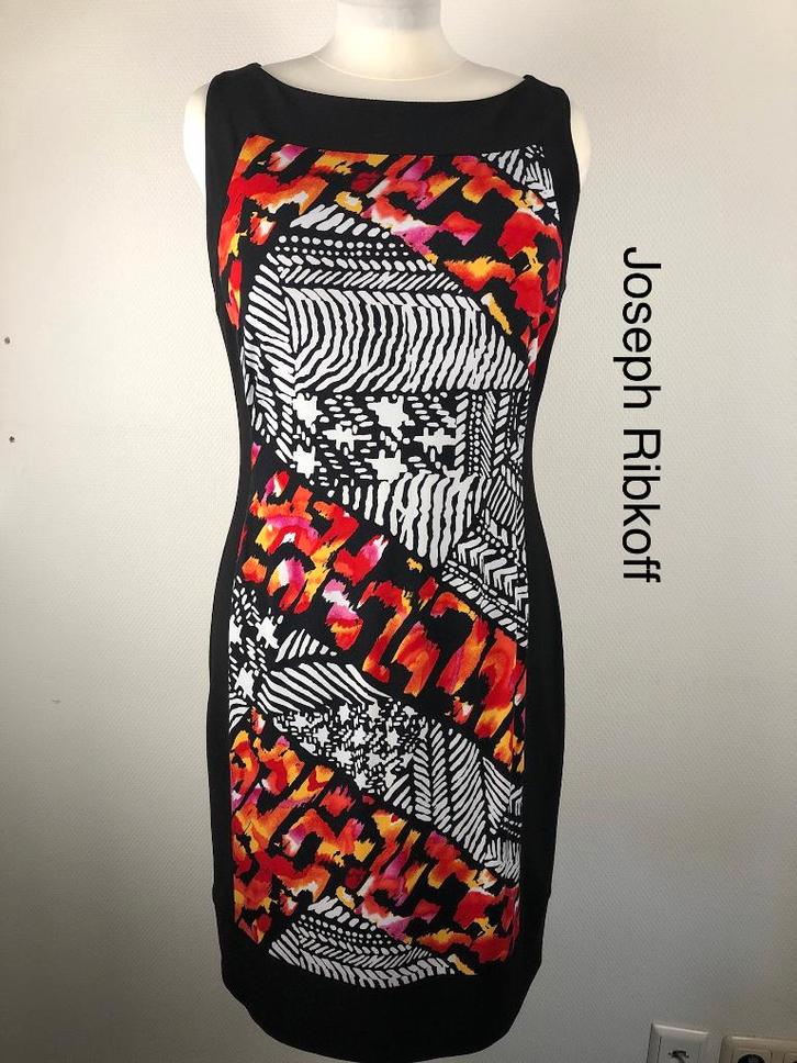 Joseph Ribkoff Jurk  (mt: 42) 9,2/7770, Kleding | Dames, Jurken, Zo goed als nieuw, Maat 42/44 (L), Zwart, Knielengte, Ophalen of Verzenden