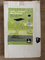 Prachtig tafeltje kan ook als kruk, Caravans en Kamperen, Kampeermeubelen, Ophalen, Zo goed als nieuw