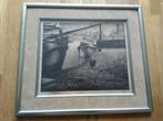 Aart van Dobbenburgh Schuiten aan het Spaarne 1928 Grafiek, Antiek en Kunst, Kunst | Litho's en Zeefdrukken, Ophalen of Verzenden