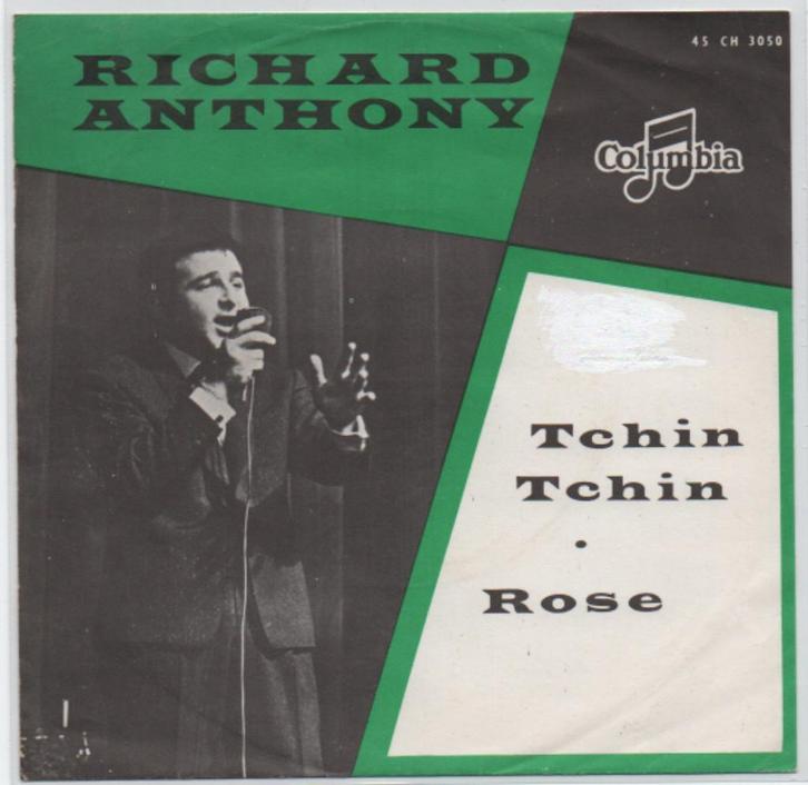 Richard Anthony- Tchin Tchin groen, Cd's en Dvd's, Vinyl Singles, Zo goed als nieuw, Pop, 12 inch, Verzenden