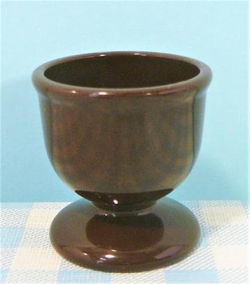 Vintage Emsa W. Germany mepal melamine eierdop bruin jaren 7 beschikbaar voor biedingen