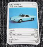 autokaartje   FIAT 850 SPORT cabrio, Auto's, Ophalen of Verzenden, Zo goed als nieuw