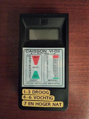 Caisson VI-D3 vochtmeter beschikbaar voor biedingen