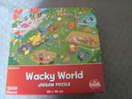 Wacky world puzzel, Ophalen of Verzenden, 500 t/m 1500 stukjes, Zo goed als nieuw, Legpuzzel