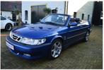 Saab 9-3 2.0 Turbo Aero Cabrio AUT 2002 Blauw, Auto's, Saab, Stoelverwarming, 74 €/maand, 4 cilinders, Cabriolet