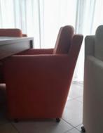 6 Eetkamerstoelen - Terra & Crème, Huis en Inrichting, Stoelen, Ophalen, Overige kleuren, Zo goed als nieuw, Vijf, Zes of meer stoelen