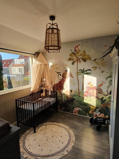 Ledikant mat zwart 60x120, Kinderen en Baby's, Kinderkamer | Bedden, Gebruikt, Minder dan 140 cm, Minder dan 70 cm, Matras, Ophalen