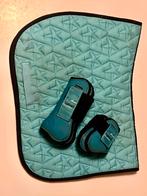 Setje fouganza dekje en beenbescherming, Dieren en Toebehoren, Paarden en Pony's | Dekens en Dekjes, Ophalen of Verzenden, Gebruikt