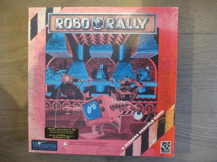 Roborally - chaotisch racespel met programmeerbare robots, Hobby en Vrije tijd, Gezelschapsspellen | Bordspellen, Gebruikt, Een of twee spelers