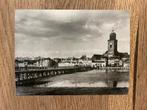 D666 Oude foto Deventer : Schipbrug Welle Lebuinuskerk, Gebruikt, Foto, Ophalen of Verzenden, Voor 1940