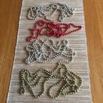 Leuke kerstkralen kettingen versiering kerstboom, Diversen, Kerst, Ophalen of Verzenden, Zo goed als nieuw