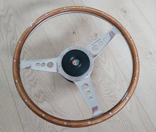 Alfa Romeo Lecarra / Moto Lita houten stuur sportstuur 38cm, Auto-onderdelen, Besturing, Alfa Romeo, Ophalen of Verzenden