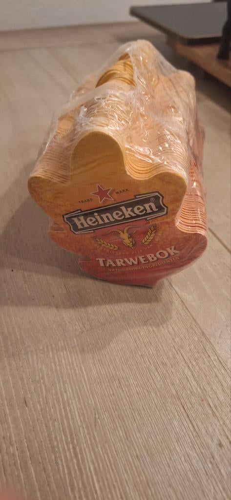 Heineken tarwebok viltjes rol (12226), Ophalen of Verzenden, Zo goed als nieuw, Viltje(s), Heineken