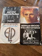 Vinyl Singles Collectie - AC/DC, Bowie, ELP, Brood, Ophalen of Verzenden, Gebruikt