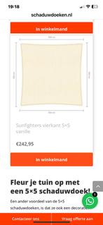 Schaduwdoeken, Ophalen, Nieuw