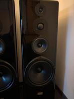 Millon M1 - Zeldzaam Topmodel in Hoogglans Zwart, Gebruikt, 120 watt of meer, Front, Rear of Stereo speakers, Ophalen