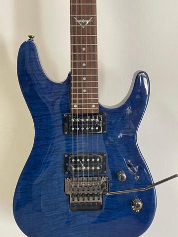 Dean Guitars Custom 350 Floyd - Trans Blue beschikbaar voor biedingen
