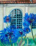 ‘ Orangerie’ , pastelkrijt tekening, Antiek en Kunst, Ophalen of Verzenden