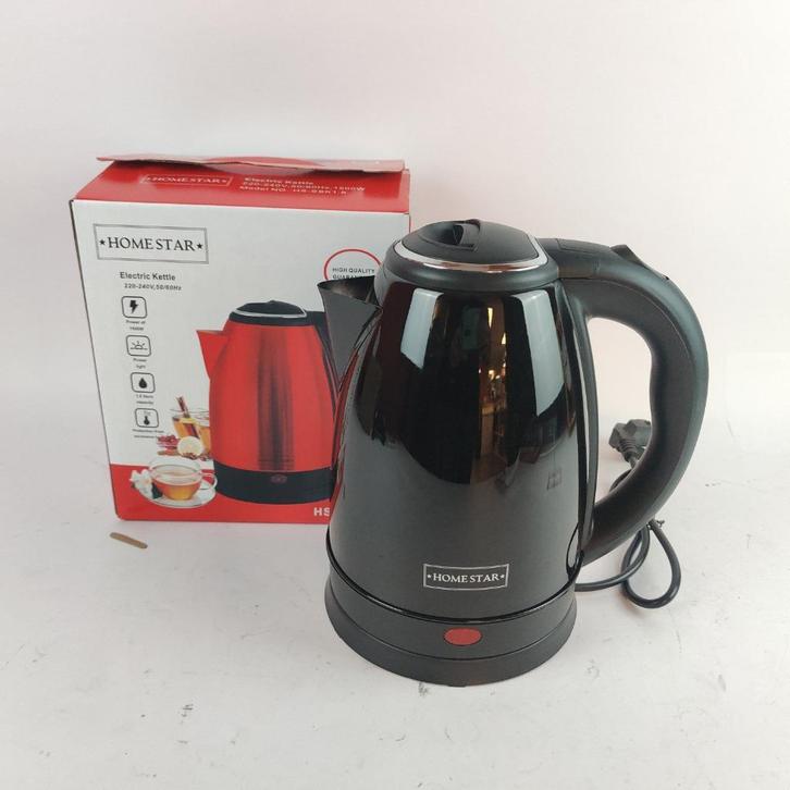 SSK 1.8 Waterkoker Zwart NIEUW || nu voor maar € 9.99, Witgoed en Apparatuur, Waterkokers, Nieuw, 1 tot 2 liter, Ophalen of Verzenden