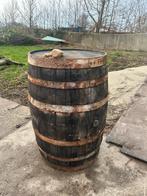 Authentieke Regenton/ ouwe wiskey ton, Tuin en Terras, 150 liter of meer, Ophalen of Verzenden, Gebruikt