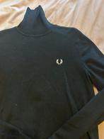 Mooie zwarte Col trui Fred Perry maat S, Ophalen of Verzenden, Zo goed als nieuw, Zwart