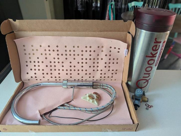 Quooker Fusion set chrome round met Pro3 boiler, Huis en Inrichting, Keuken | Keukenelementen, Zo goed als nieuw, Minder dan 100 cm