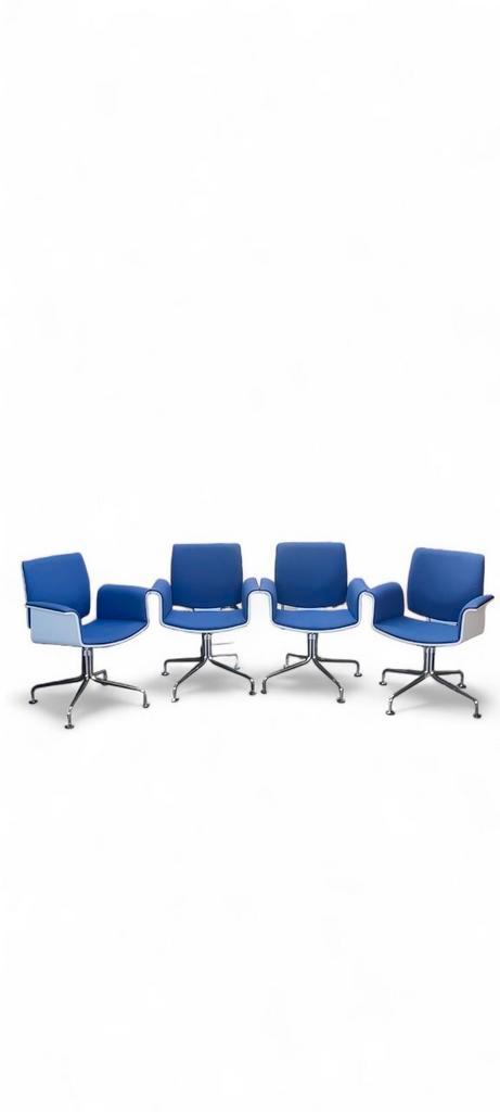 Set "Vepa Fado" design eet-/vergaderstoelen, Huis en Inrichting, Stoelen, Stof, Ophalen