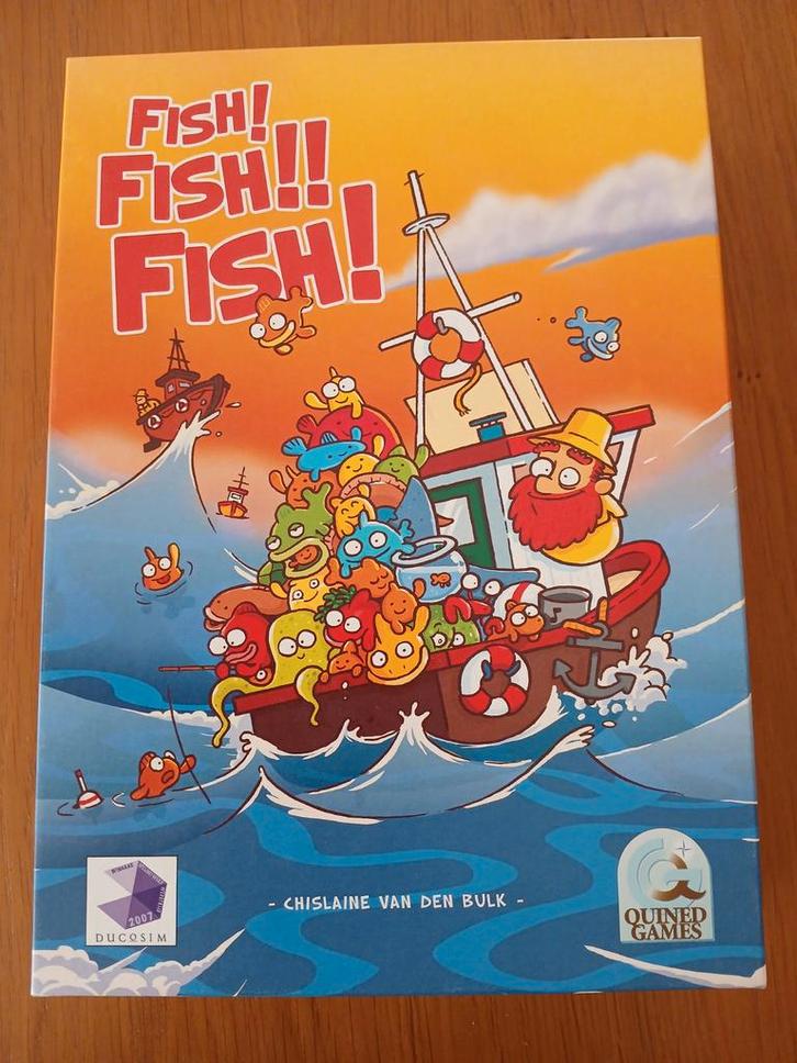 Fish! Fish!! Fish! - Gezellig familiespel, Hobby en Vrije tijd, Gezelschapsspellen | Bordspellen, Gebruikt, Een of twee spelers