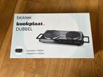 Elektrische kookplaat dubbel zwart 1000/1500 Watt NIEUW, Witgoed en Apparatuur, Kookplaten, Nieuw, 3 kookzones of minder, Ophalen of Verzenden