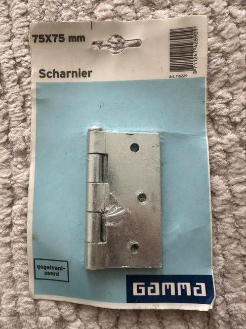 Nieuw scharnier 75x75 mm (Gamma), Doe-het-zelf en Verbouw, IJzerwaren en Bevestigingsmiddelen, Nieuw, Overige typen, Ophalen