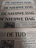 Oude Kranten - De Nieuwe Dag & De Tijd, Ophalen of Verzenden, 1940 tot 1960, Nederland, Krant