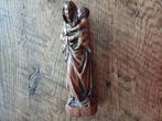 Oud MARIA BEELD  VAN HOUT  26 CM HOOG, Ophalen of Verzenden, Gebruikt, Beeld(je)