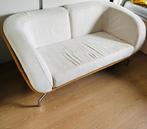 Italiaanse design Bonacina rotan bank ('70/'80), Ophalen, Minder dan 75 cm, 150 tot 200 cm, Tweepersoons