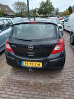 Opel Corsa 1.4 16V 5D 2009 Zwart, Auto's, Voorwielaandrijving, Zwart, 4 cilinders, Zwart