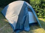 Kampeerspullen; quechua tent+grondzeil, tafel en kookgerei, Caravans en Kamperen, Ophalen, Zo goed als nieuw