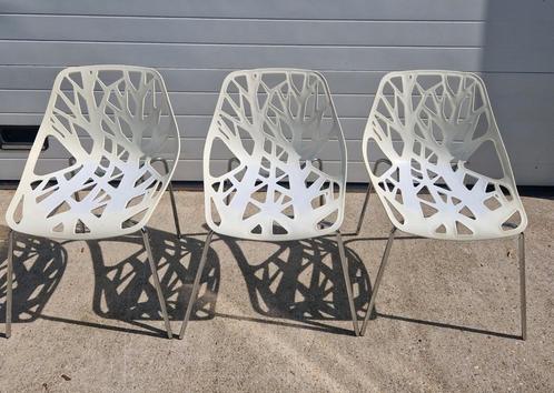 10 x Terrasstoelen kunststof bistro tuin cafe terras stoelen, Huis en Inrichting, Stoelen, Zo goed als nieuw, Vijf, Zes of meer stoelen