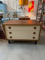 Vintage ladekast, lowboard, jaren 60/70, Huis en Inrichting, Kasten | Ladekasten, Ophalen, Gebruikt, -, -