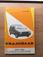 vraagbaak Fiat Uno 45 - 45 ES - 55 - 70 en diesel 1983- 1986, Auto diversen, Handleidingen en Instructieboekjes, Ophalen of Verzenden