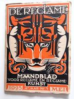 Zeldzaam! De Reclame Maandbl. mei 1925  v.d.Vecht,  Copier, Ophalen of Verzenden, Zo goed als nieuw, Overige onderwerpen