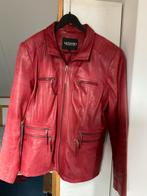Leren rode jas maat 46, Ophalen, Gedragen, Maat 46/48 (XL) of groter, Rood