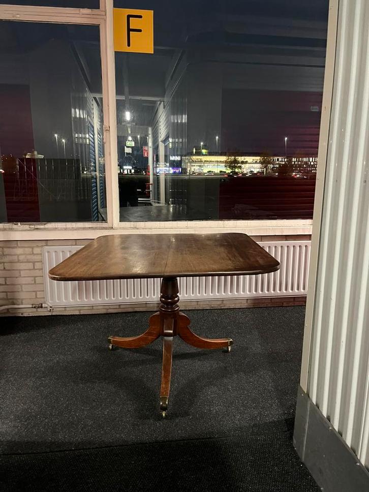 Antieke Houten Schrijftafel, Huis en Inrichting, Tafels | Sidetables, Gebruikt, 50 tot 75 cm, 100 tot 150 cm, Rechthoekig, Overige houtsoorten