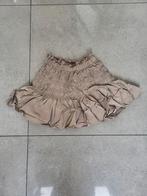 Bruin ruffle mini rokje met onderrok uit Korea, Bruin, Ophalen of Verzenden, Zo goed als nieuw, Maat 34 (XS) of kleiner