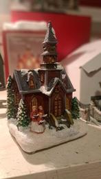 Kerk voor kerstdorp h=21 cm (Z160-105), Diversen, Kerst, Ophalen of Verzenden, Zo goed als nieuw