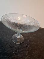 Authentic bohemian glassware schaal, Ophalen, Schaal, Rond, Glas