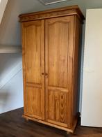 Grenen Kledingkast, Ophalen, Gebruikt, 100 tot 150 cm, Met hangruimte