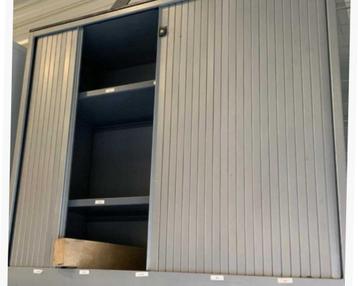 Archiefkast 120x45x109 cm grijs met slot  beschikbaar voor biedingen